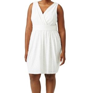 Badgley Mischka White Sequin Party Dress